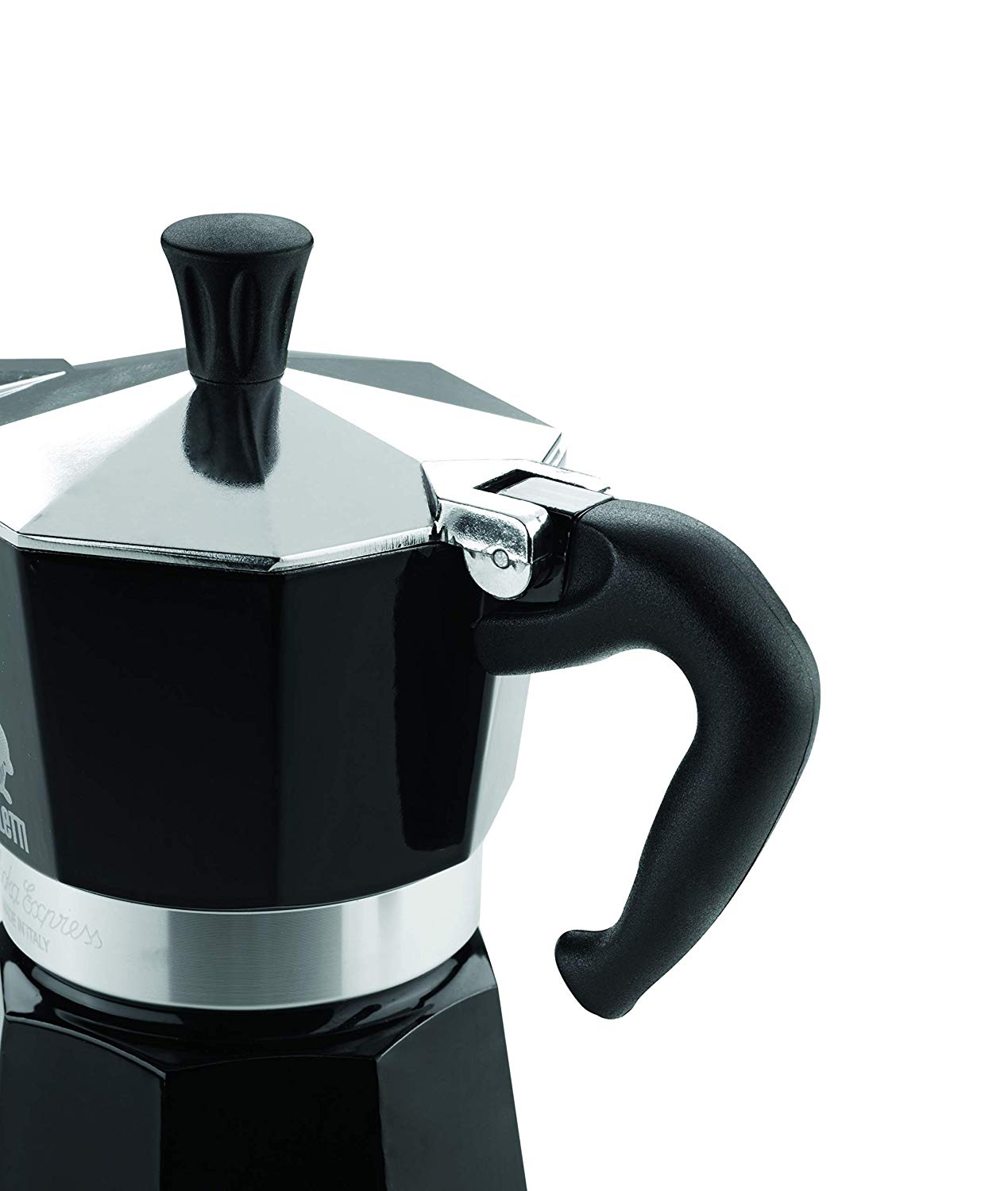 BIALETTI Moka Exclusive Black - 3 tazze - Santincasa